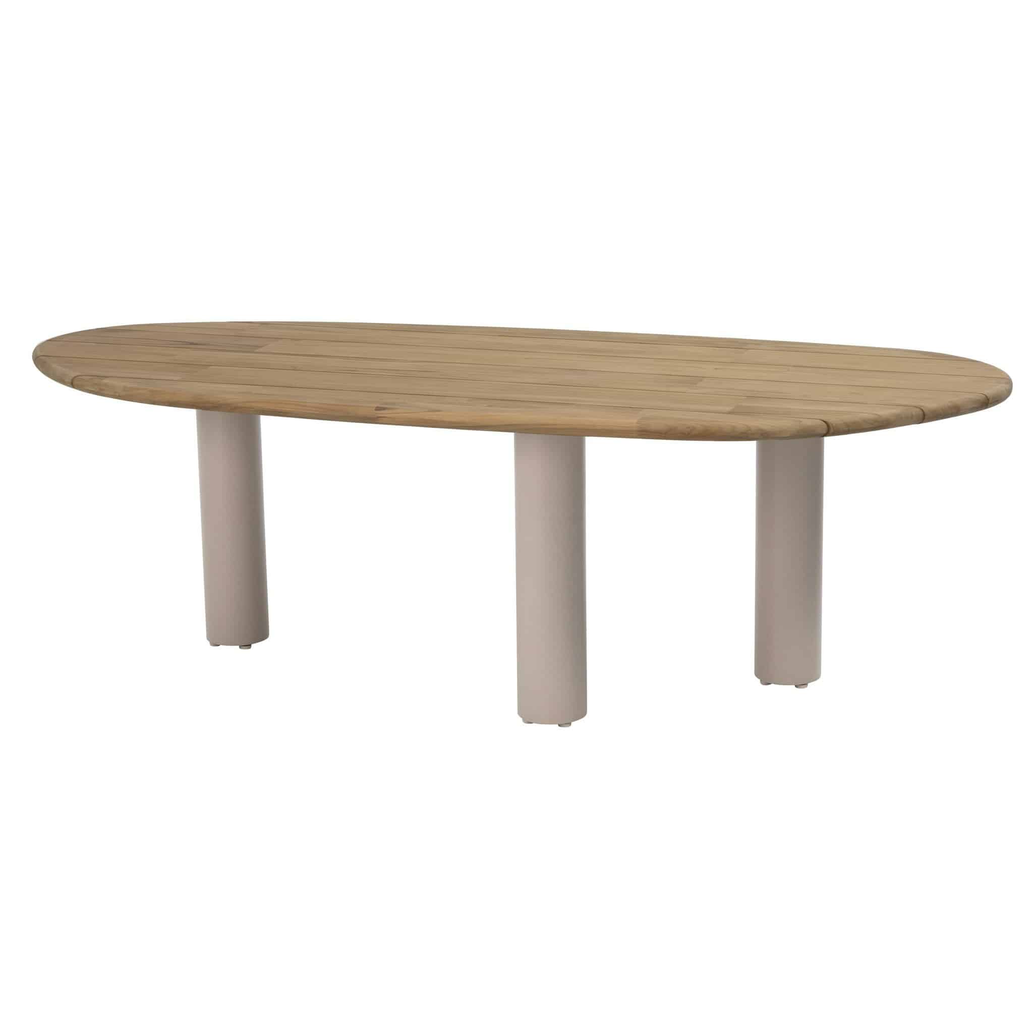 estate dining tuintafel mango 240x105xh75 cm teak latte taste 4so