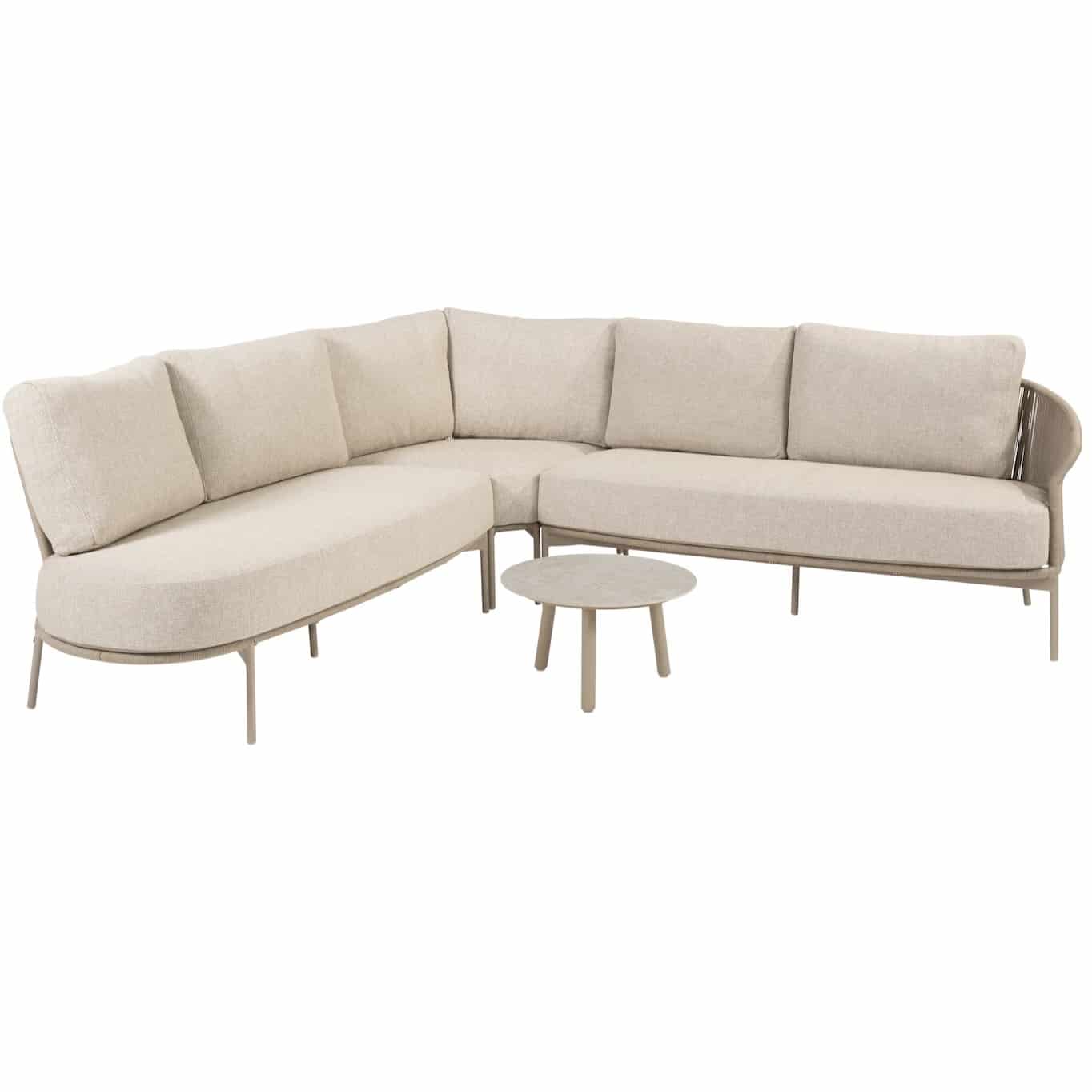 florence hoek loungeset 4 delig latte rope taste 4so