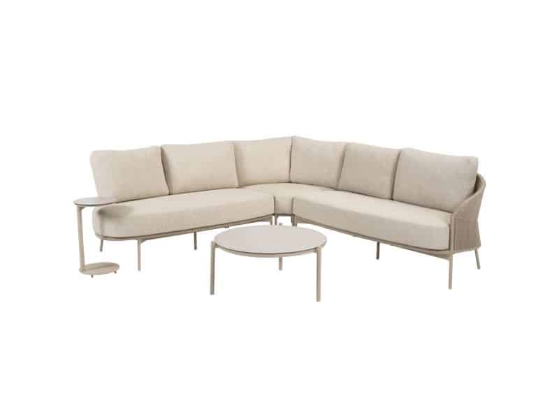 Florence hoek loungeset 5 delig latte rope Taste 4SO