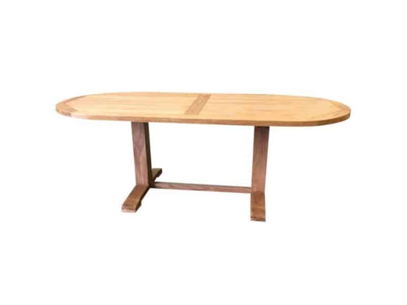 Geneva dining tuintafel 220x100xH77,5 cm ovaal teak