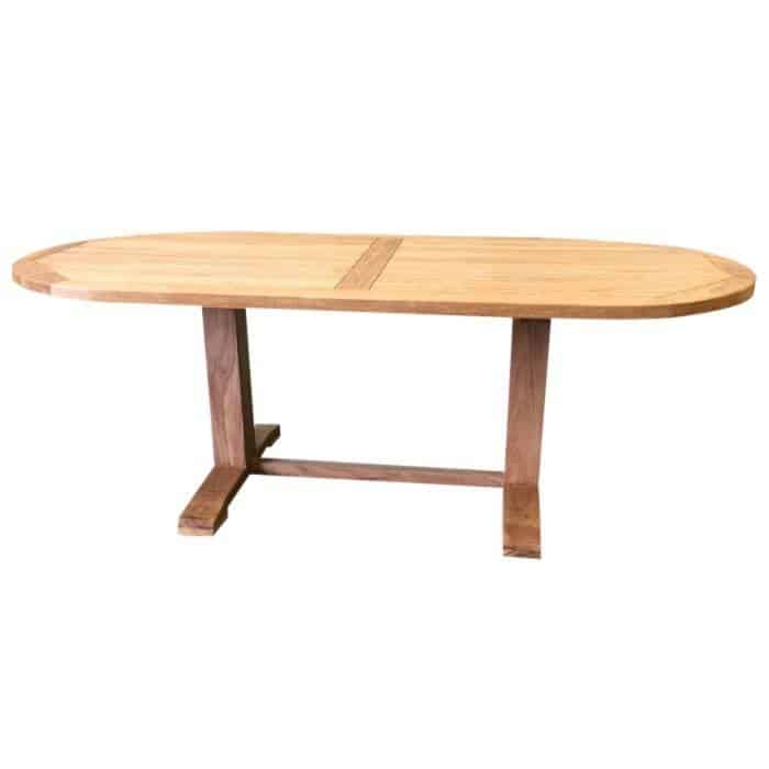 geneva dining tuintafel 220x100xh77,5 cm ovaal teak