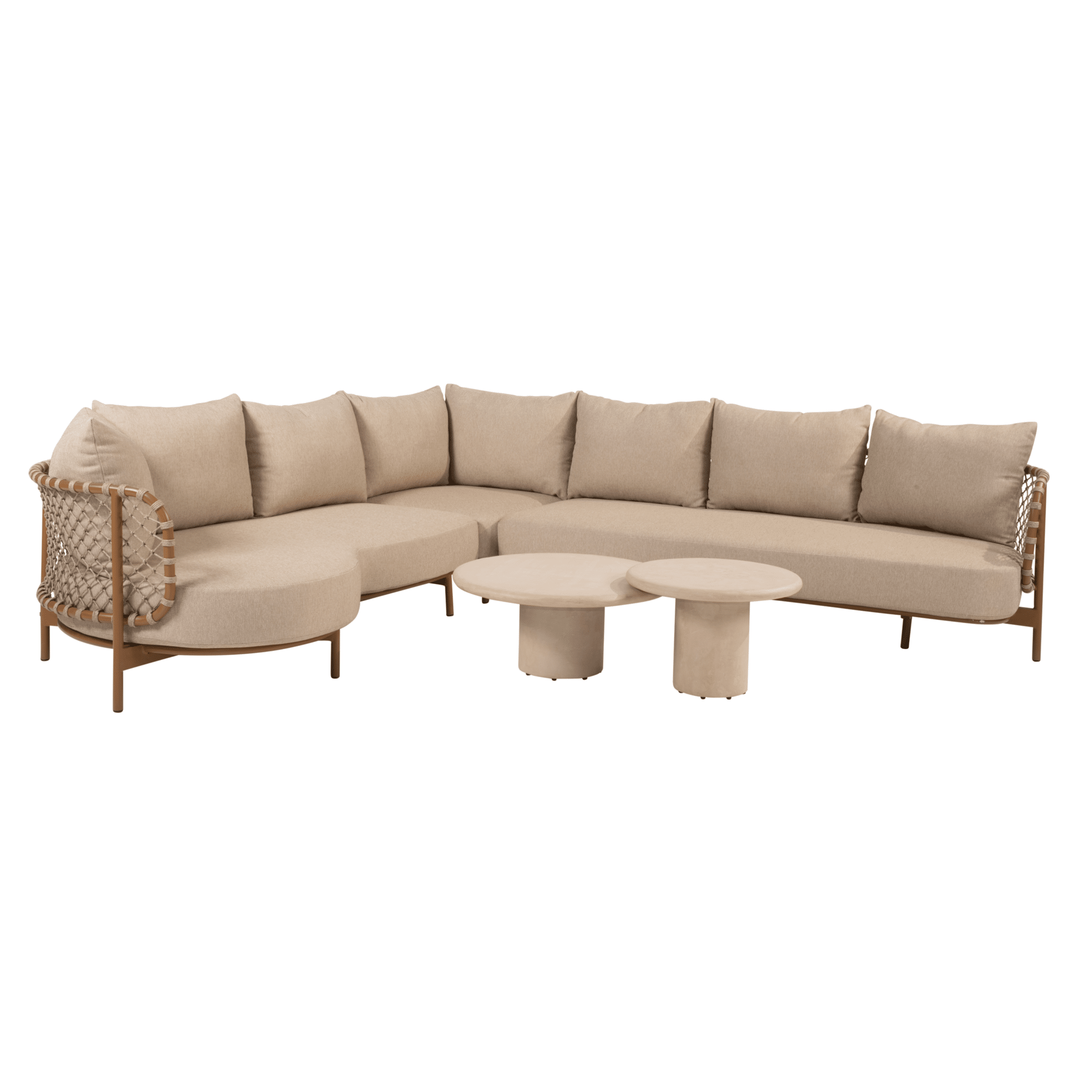 hampton martinique modulaire hoek loungeset 4 delig mortex amber 4 seasons outdoor