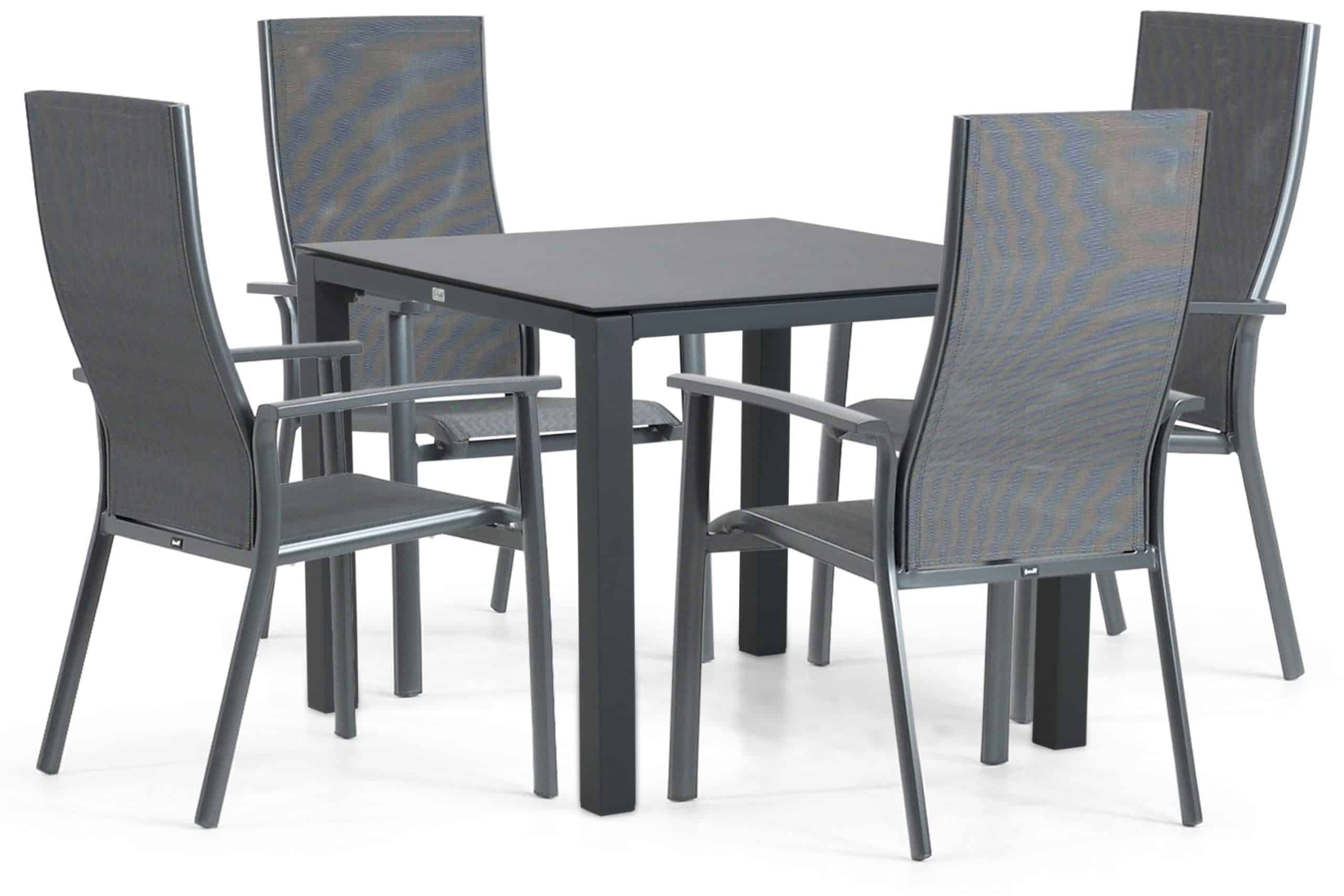 hartman sitges/mateo 90 cm dining tuinset 5 delig