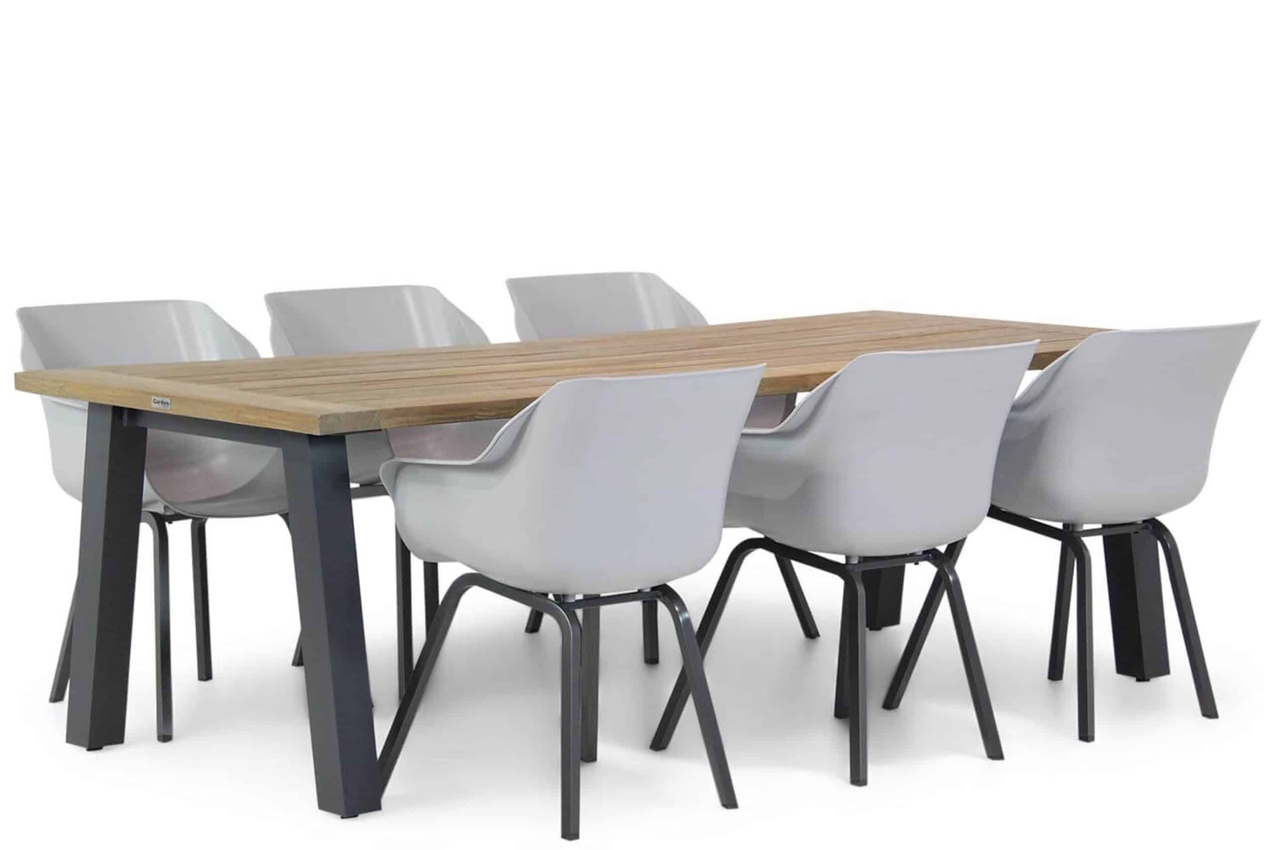 hartman sophie element/glasgow 240 cm dining tuinset 7 delig