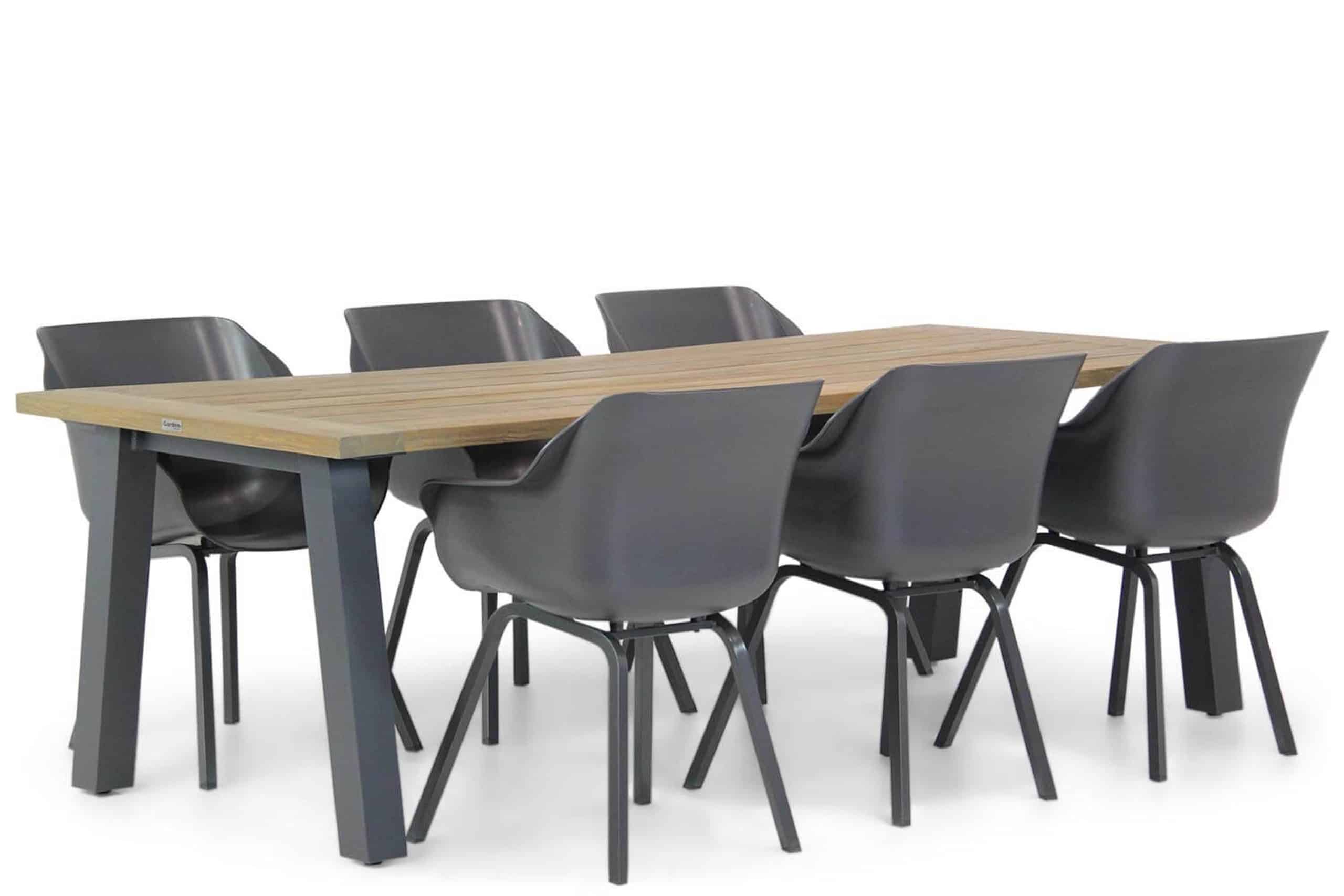 hartman sophie element/glasgow 240 cm dining tuinset 7 delig