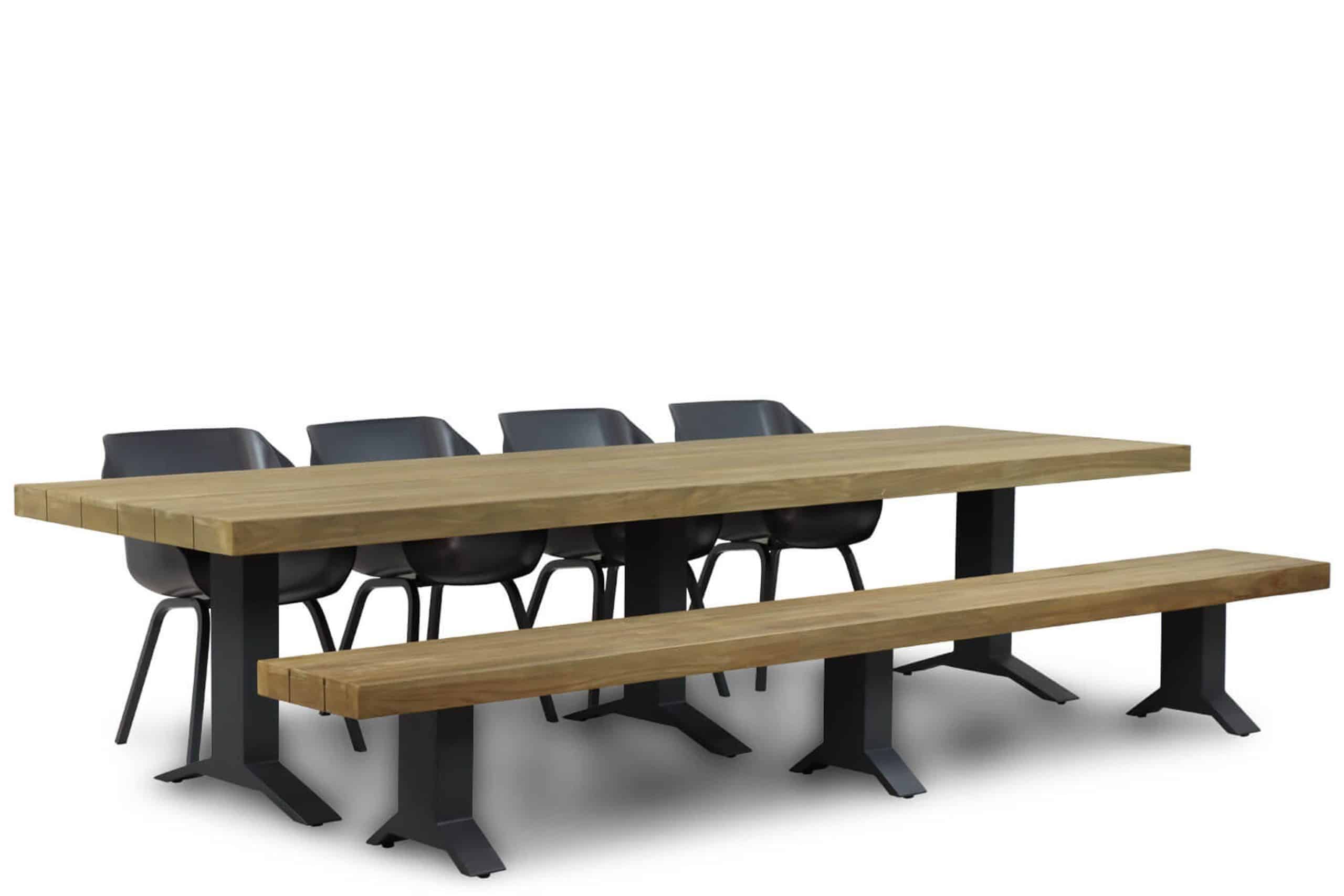 hartman sophie element/superior 330 cm dining tuinset 6 delig