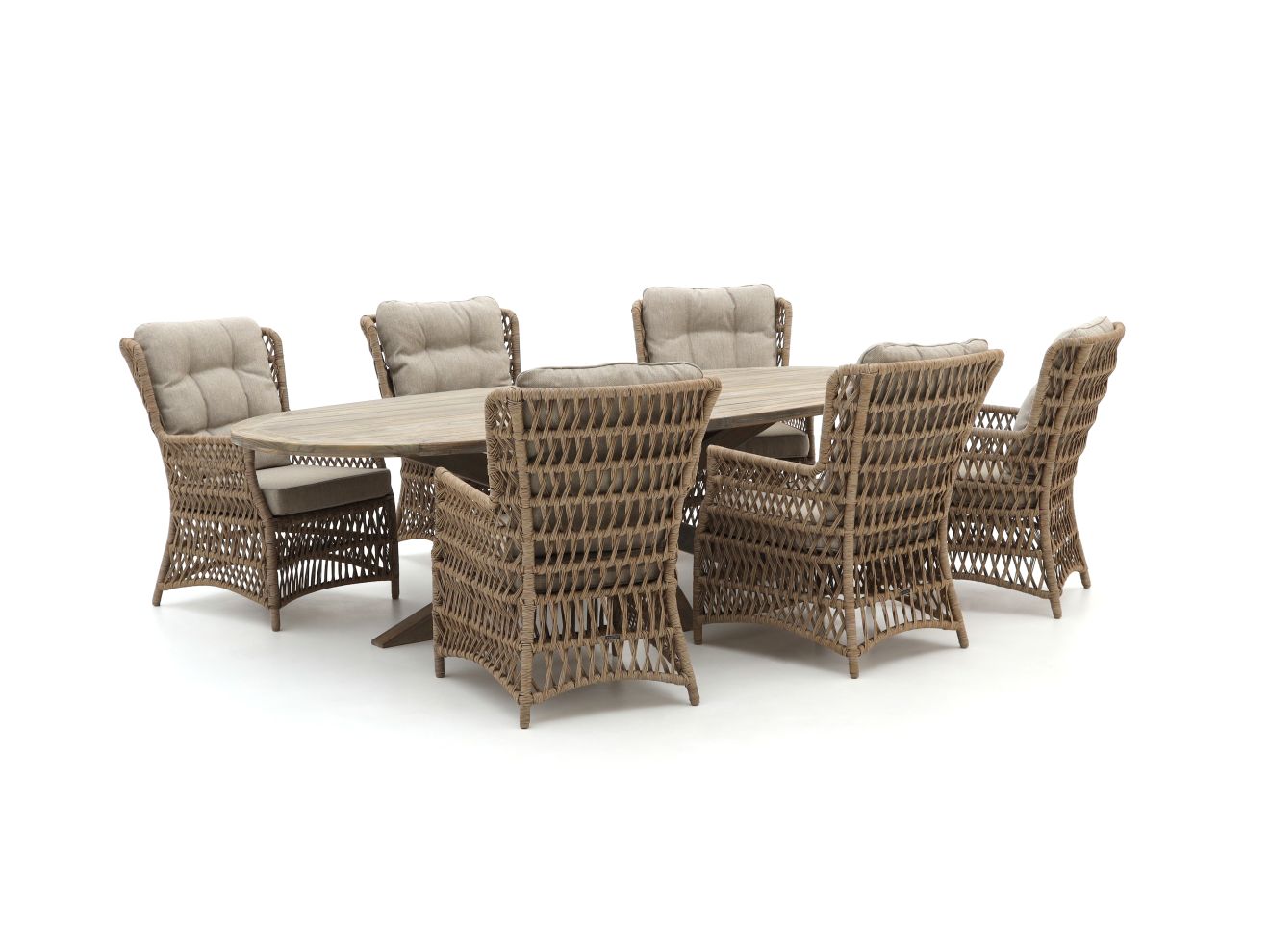 intenso milano/rough y 280cm lounge dining tuinset 7 delig laagste prijsgarantie!