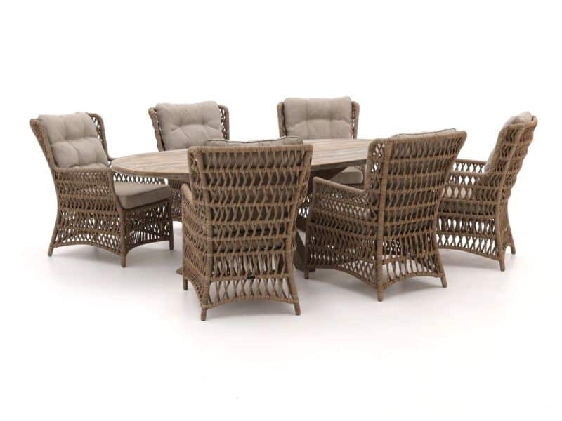 Intenso Milano/ROUGH-Y Ellips 240cm lounge-dining tuinset 7-delig - Laagste prijsgarantie!