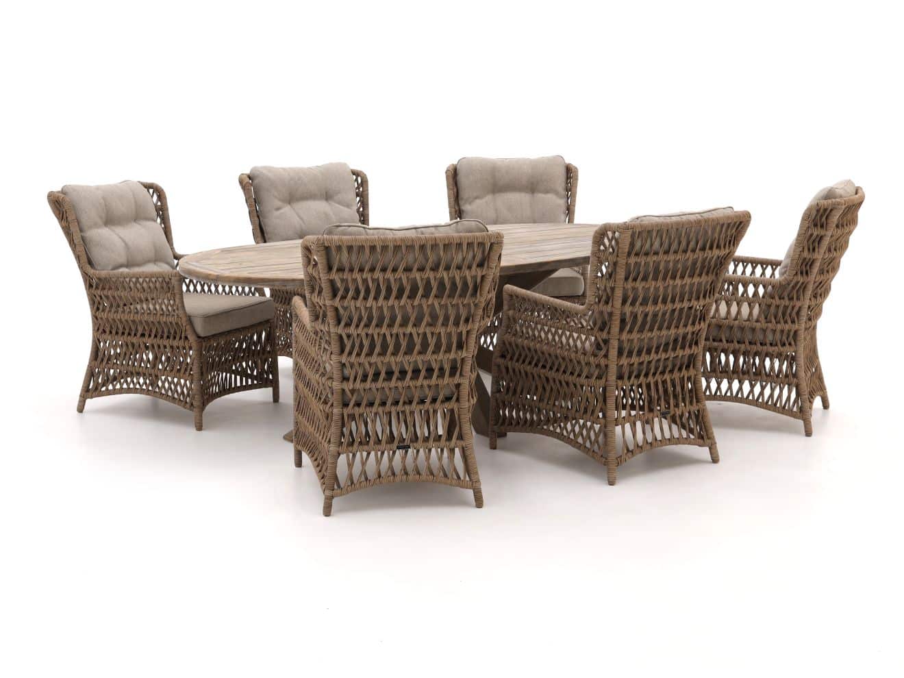 intenso milano/rough y ellips 240cm lounge dining tuinset 7 delig laagste prijsgarantie!