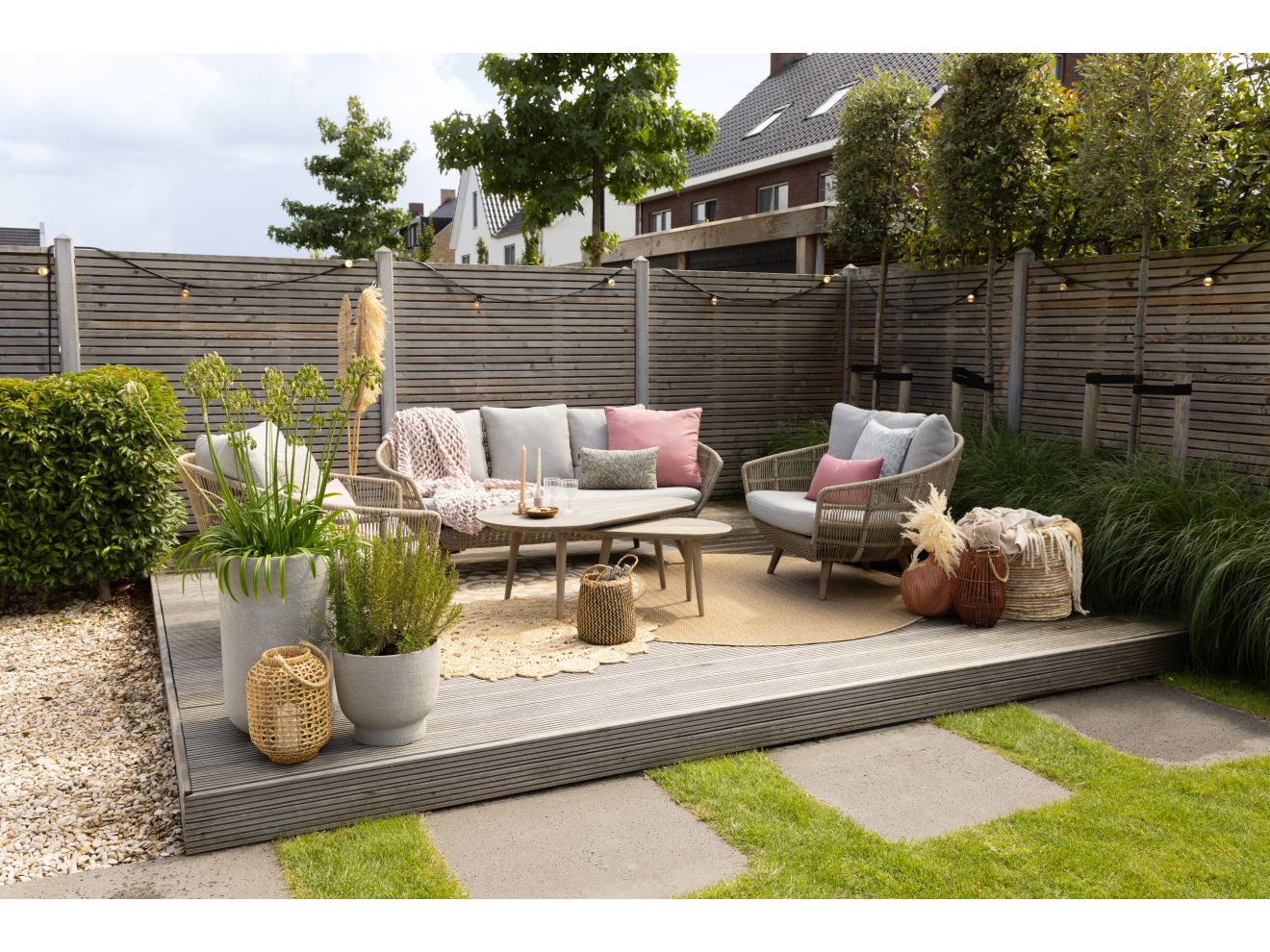 intenso stila/rough k stoel bank loungeset 5 delig laagste prijsgarantie!