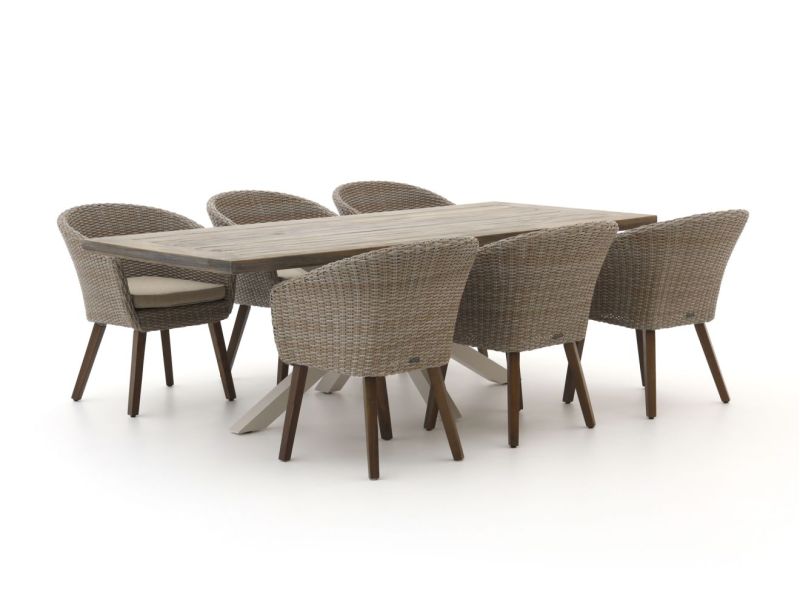 Intenso Tropea/Montorio 220cm dining tuinset 7-delig - Laagste prijsgarantie!