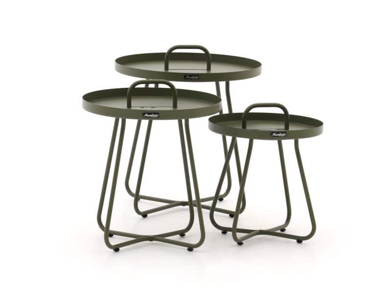 Manifesto Pito bijzet tuintafelset 3-delig - Laagste prijsgarantie!