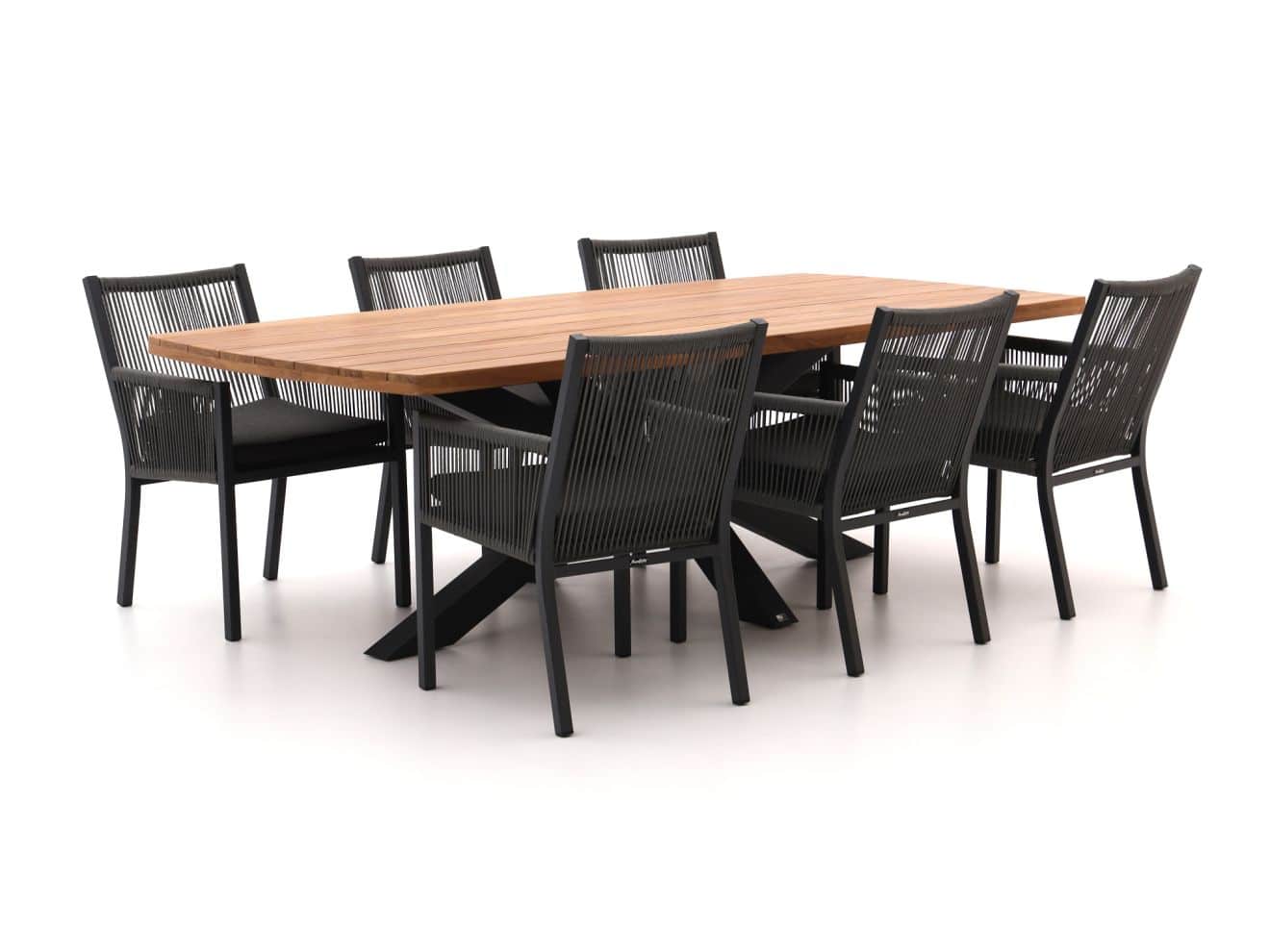 manifesto rivola/induno deens ovaal 240cm dining tuinset 7 delig laagste prijsgarantie!