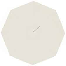 parasoldoek rhino 4000cm rond voor sombrano off white (polyester)