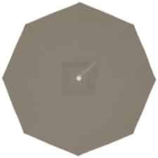 parasoldoek rhino 4000cm rond voor sombrano taupe (polyester)