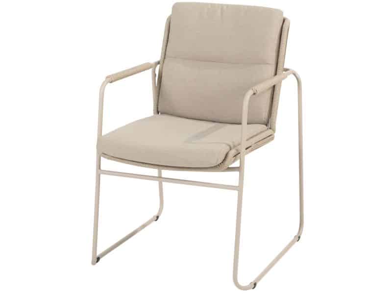 Parma dining tuinstoel stapelbaar latte Taste 4SO