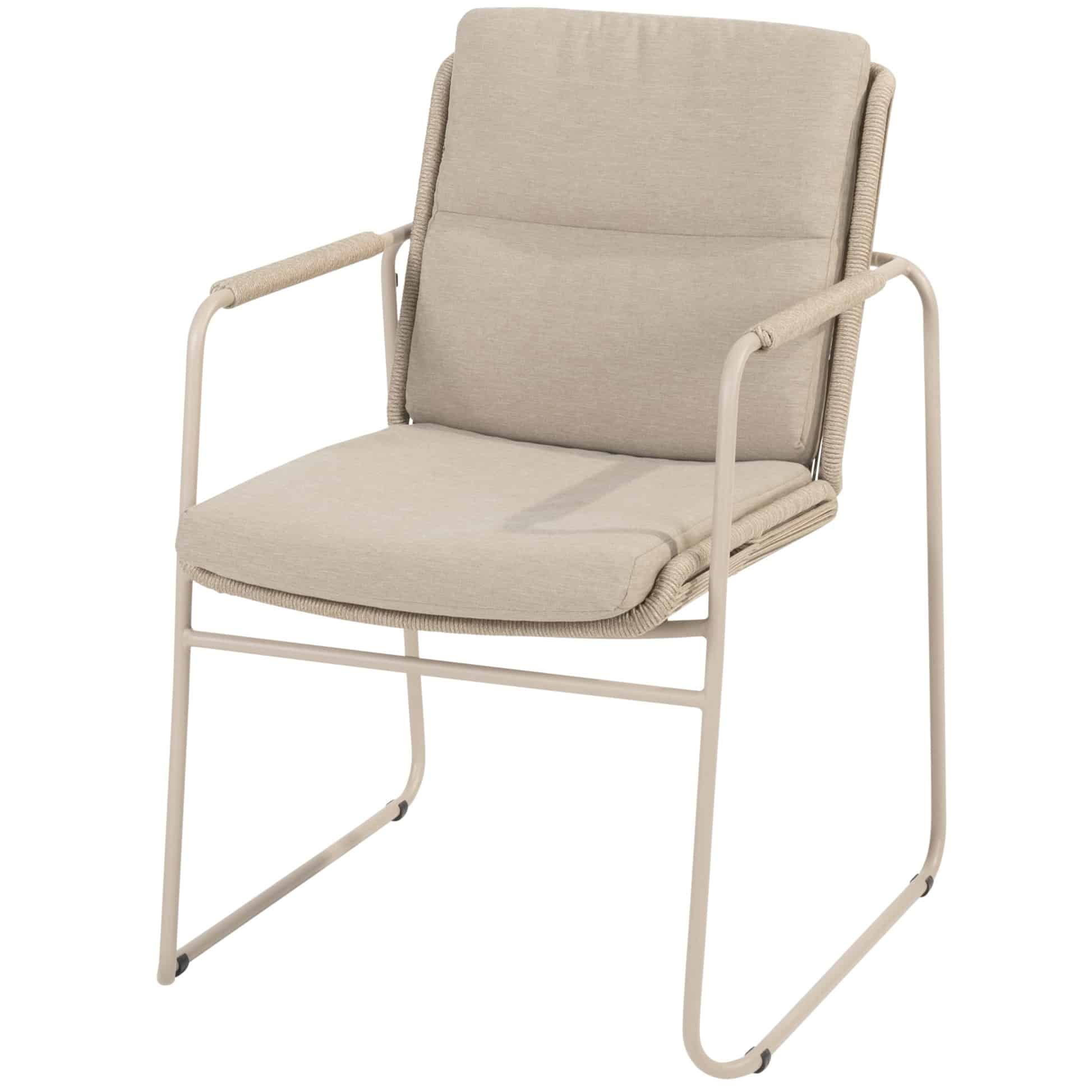 parma dining tuinstoel stapelbaar latte taste 4so