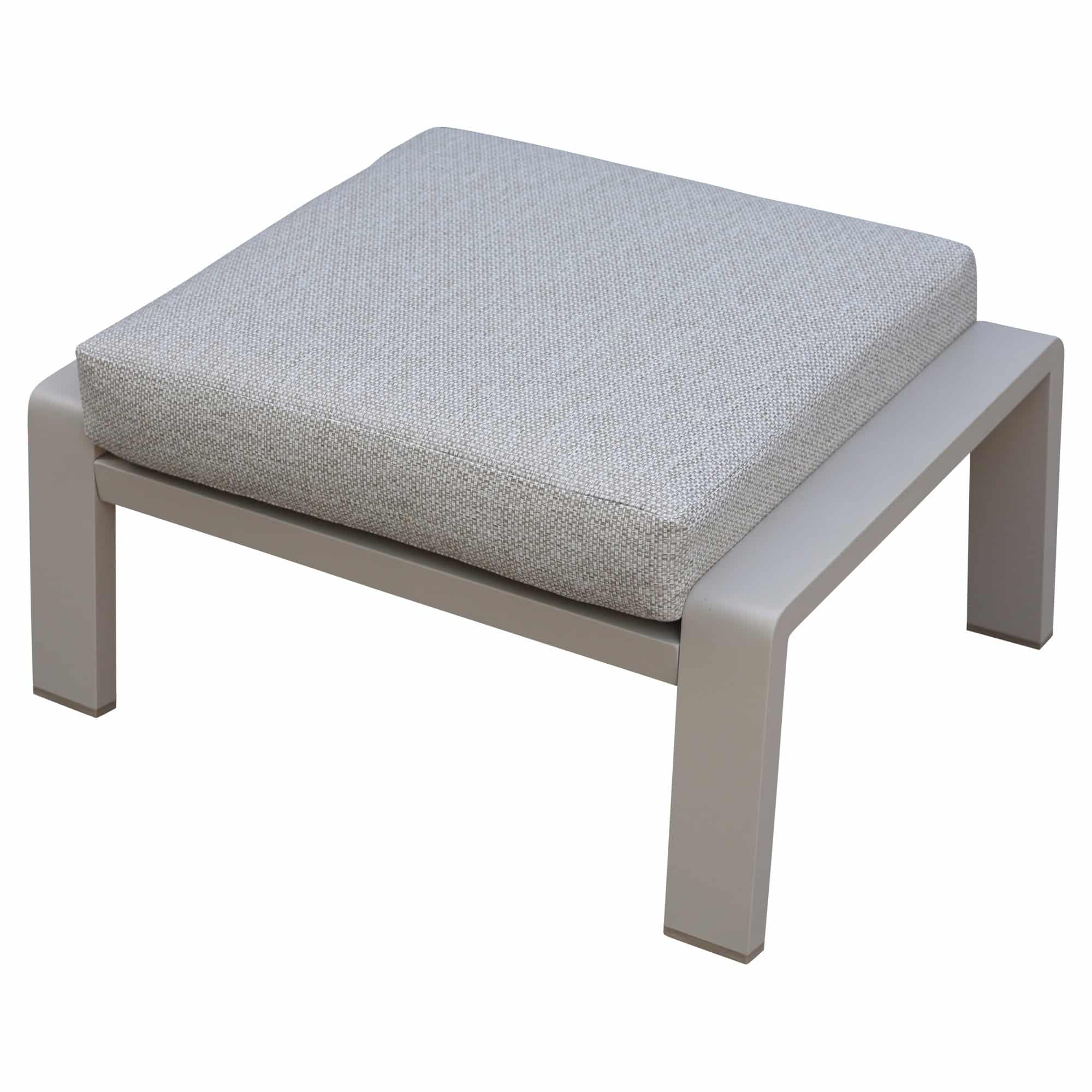 ripasso voetenbank latte zand aluminium