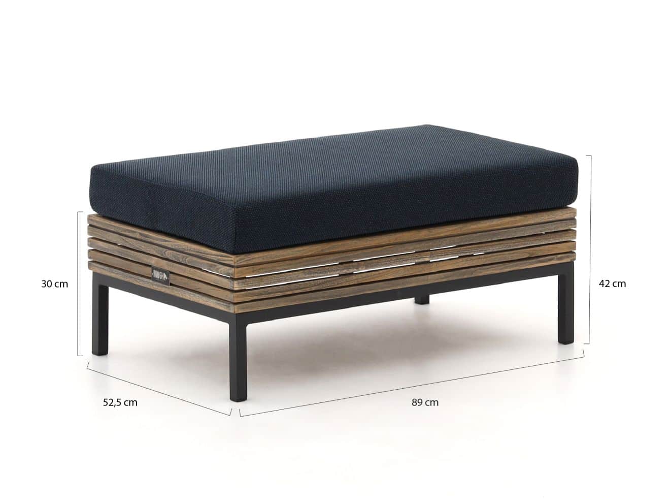 rough d lounge voetenbank 89×52,5cm laagste prijsgarantie!