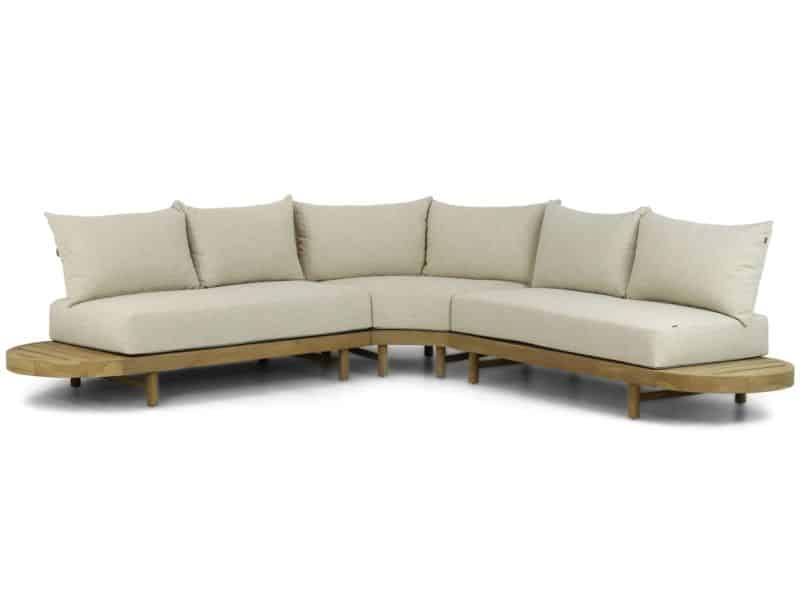 Santika Kayu hoek loungeset 3-delig
