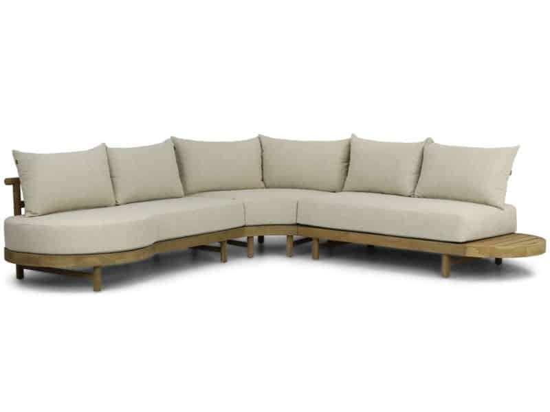 Santika Kayu hoek loungeset 3-delig