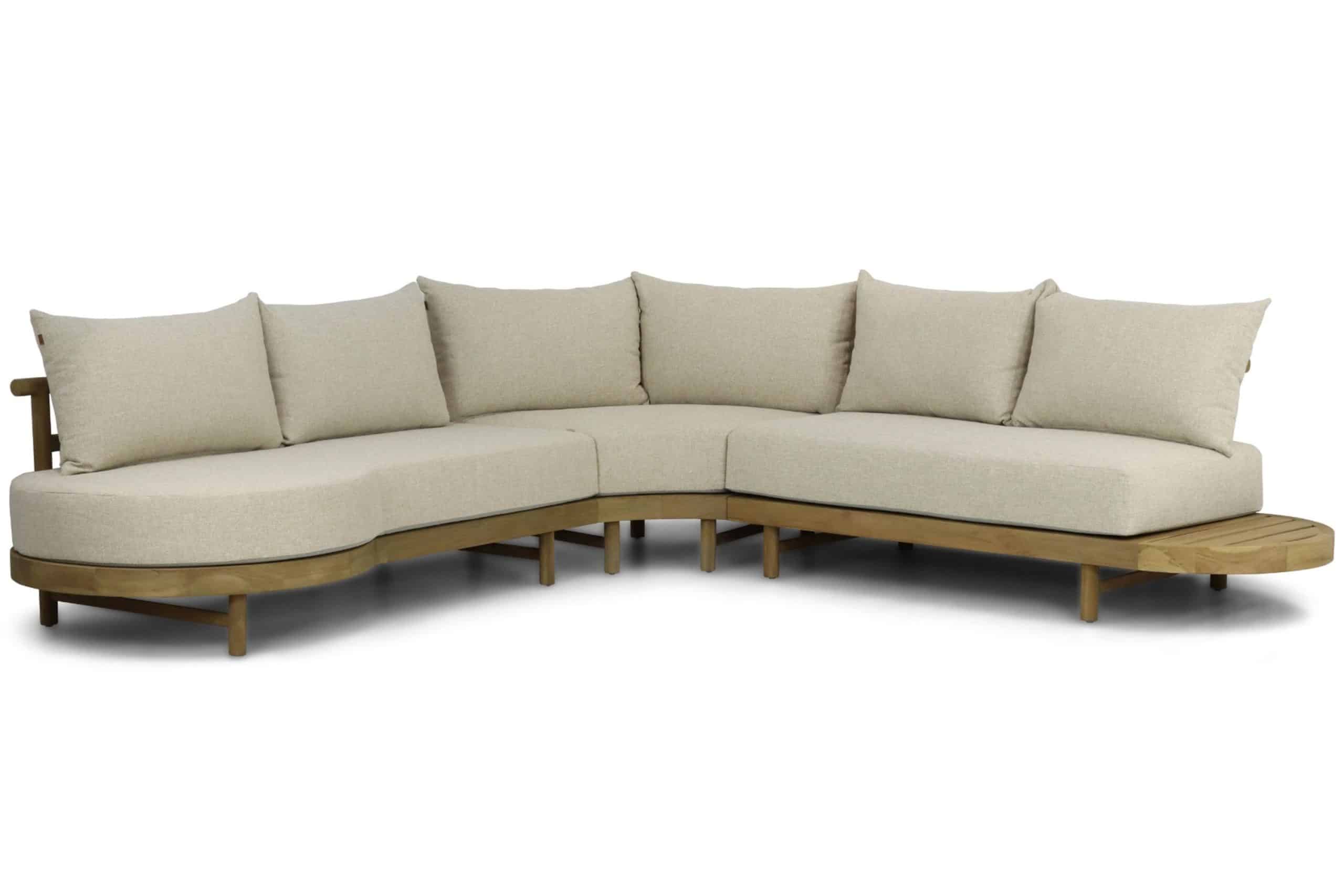 santika kayu hoek loungeset 3 delig