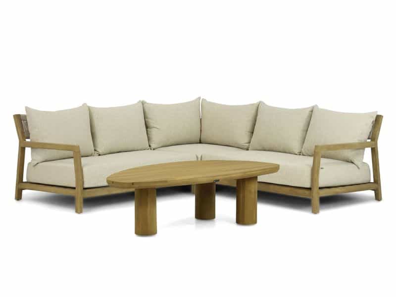 Santika Suka/Riah 135 cm hoek loungeset 4-delig