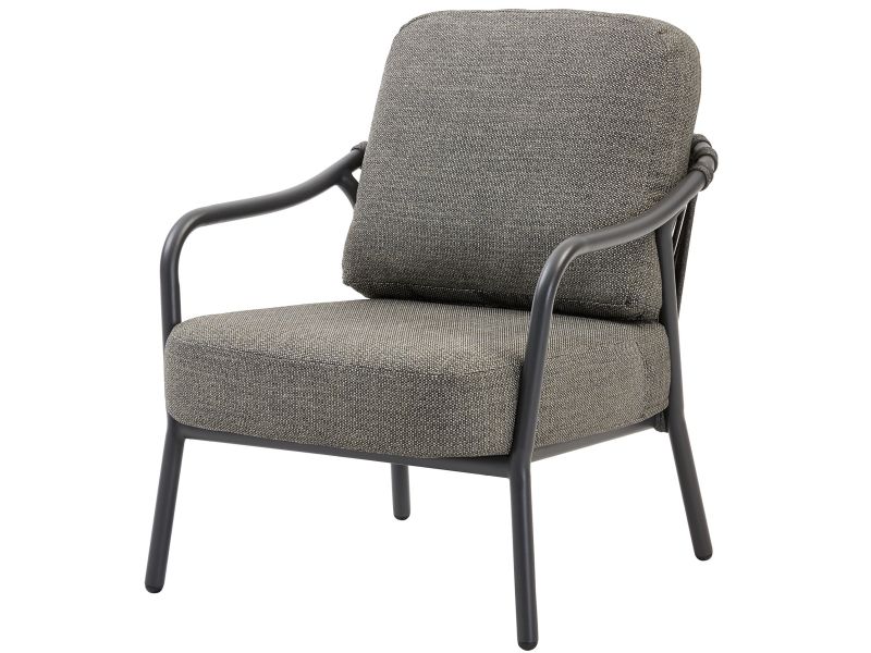 Serenno lounge tuinstoel aluminium antraciet