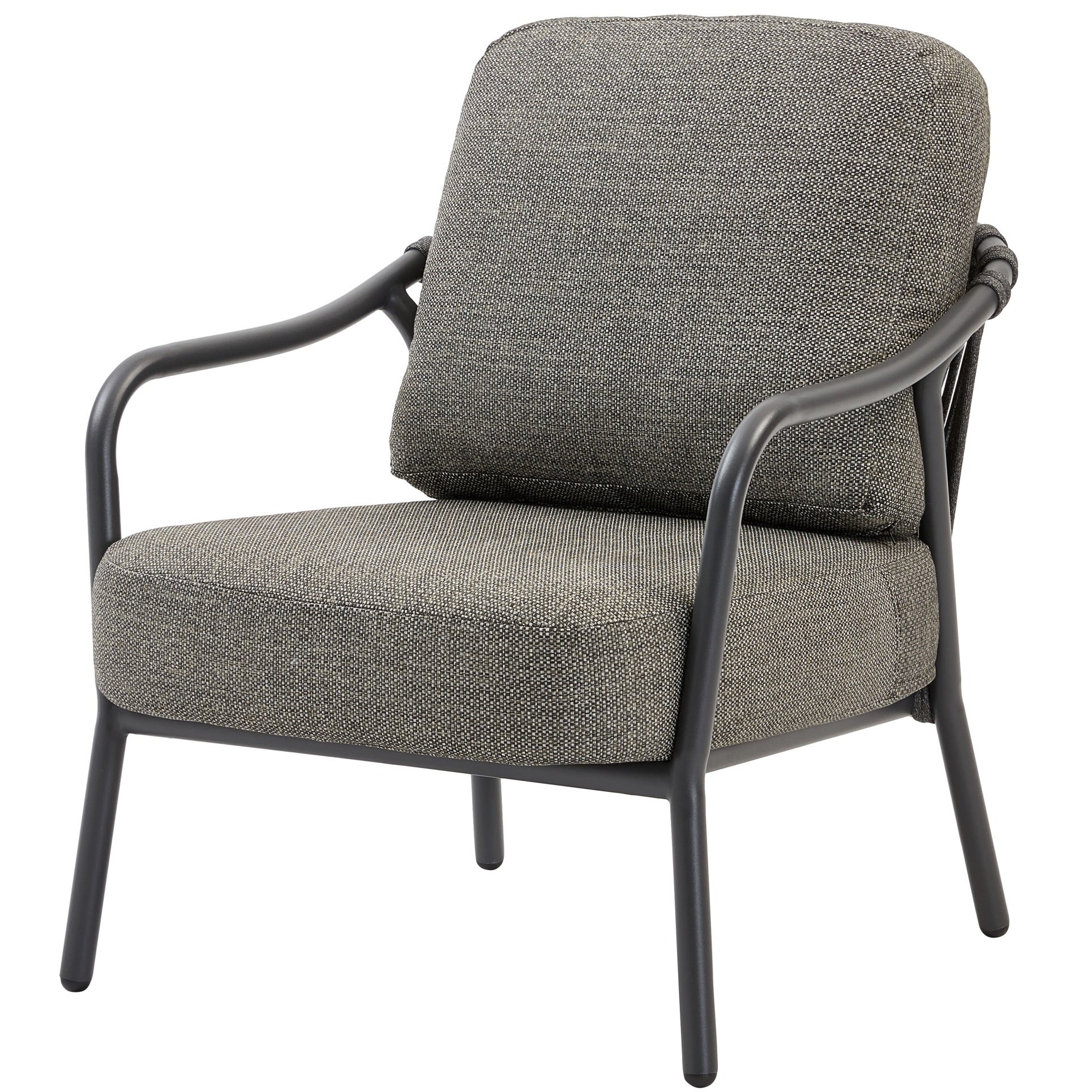 serenno lounge tuinstoel aluminium antraciet