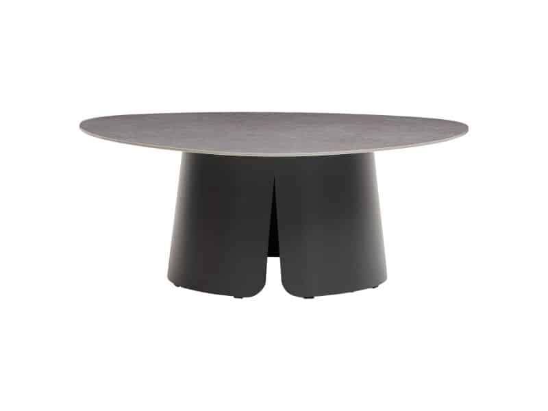 Serenno lounge tuintafel 97x97xH37 cm aluminium antraciet