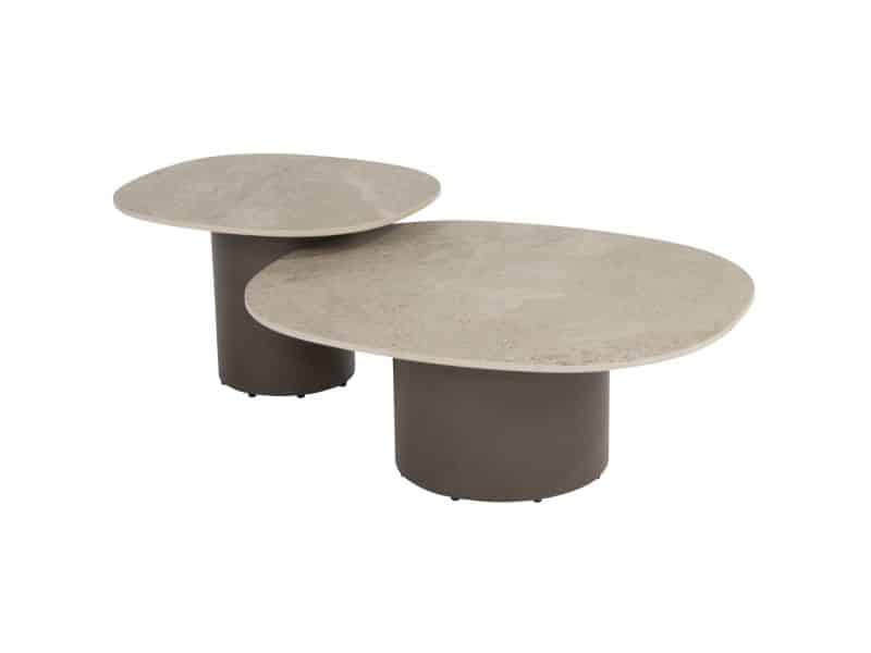 Sofie lounge tuintafels set van 2 keramisch blad 4 Seasons Outdoor