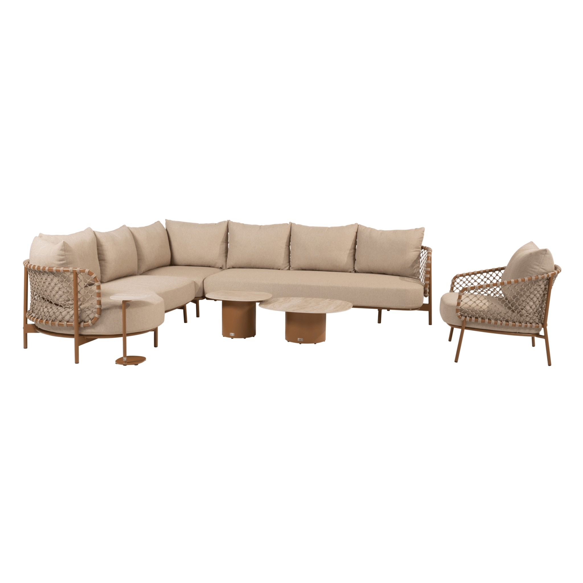 sofie martinique modulaire hoek loungeset 6 delig keramiek amber 4 seasons outdoor
