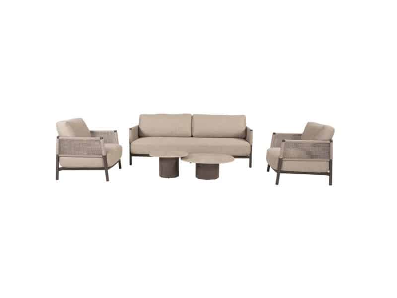 Sofie Savanne stoel bank loungeset 5 delig keramiek terre 4 Seasons Outdoor