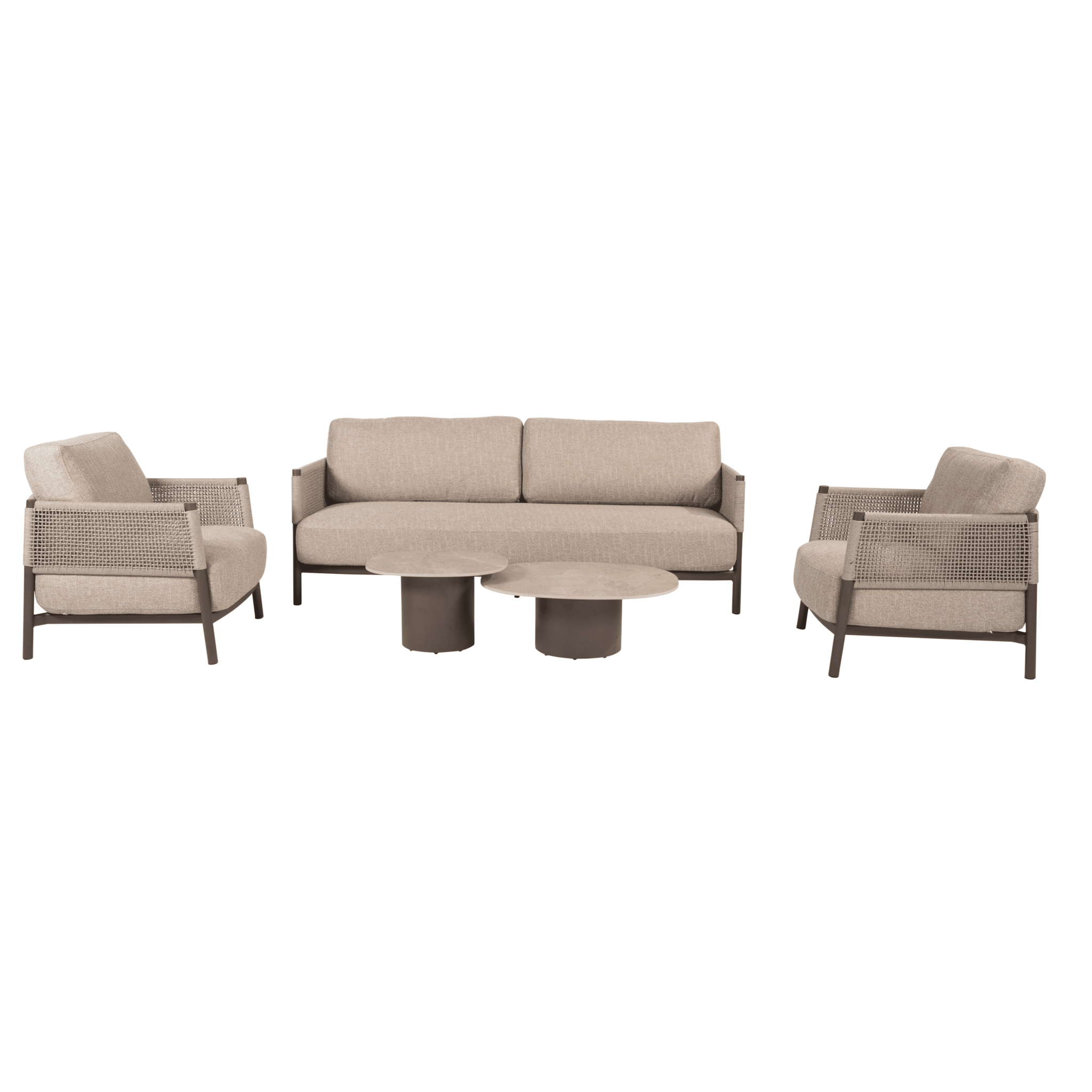 sofie savanne stoel bank loungeset 5 delig keramiek terre 4 seasons outdoor