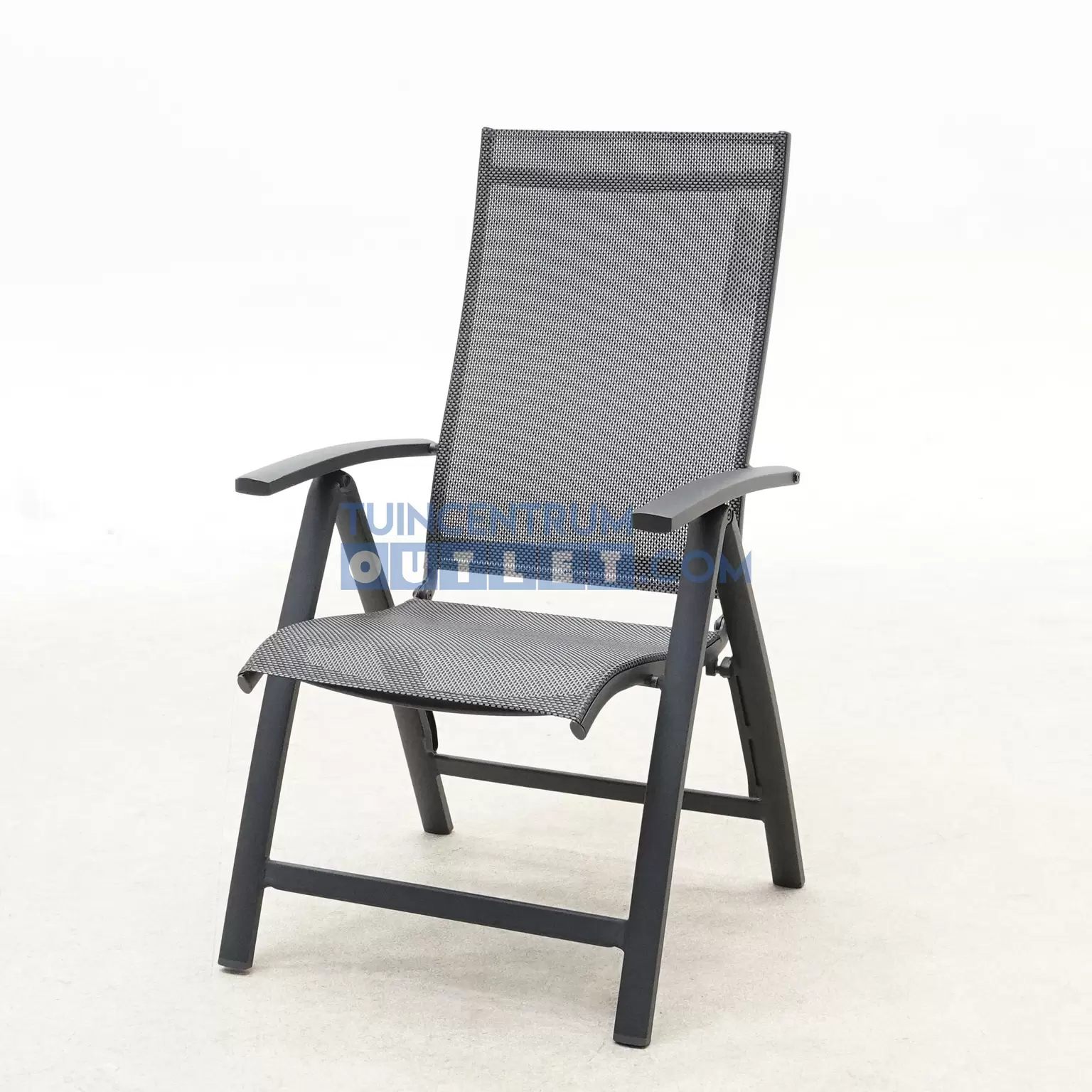 tuinstoel vito verstelbaar alu grijs