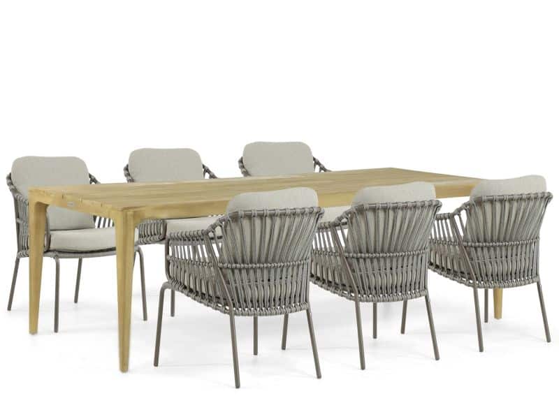 4 Seasons Outdoor Capalbio/Sentis 240 cm dining tuinset 7-delig