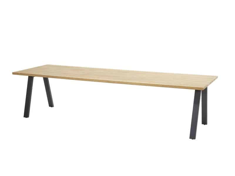 Ambassador Diningtafel Teak Antracite 300 x 100 cm Taste - 4so