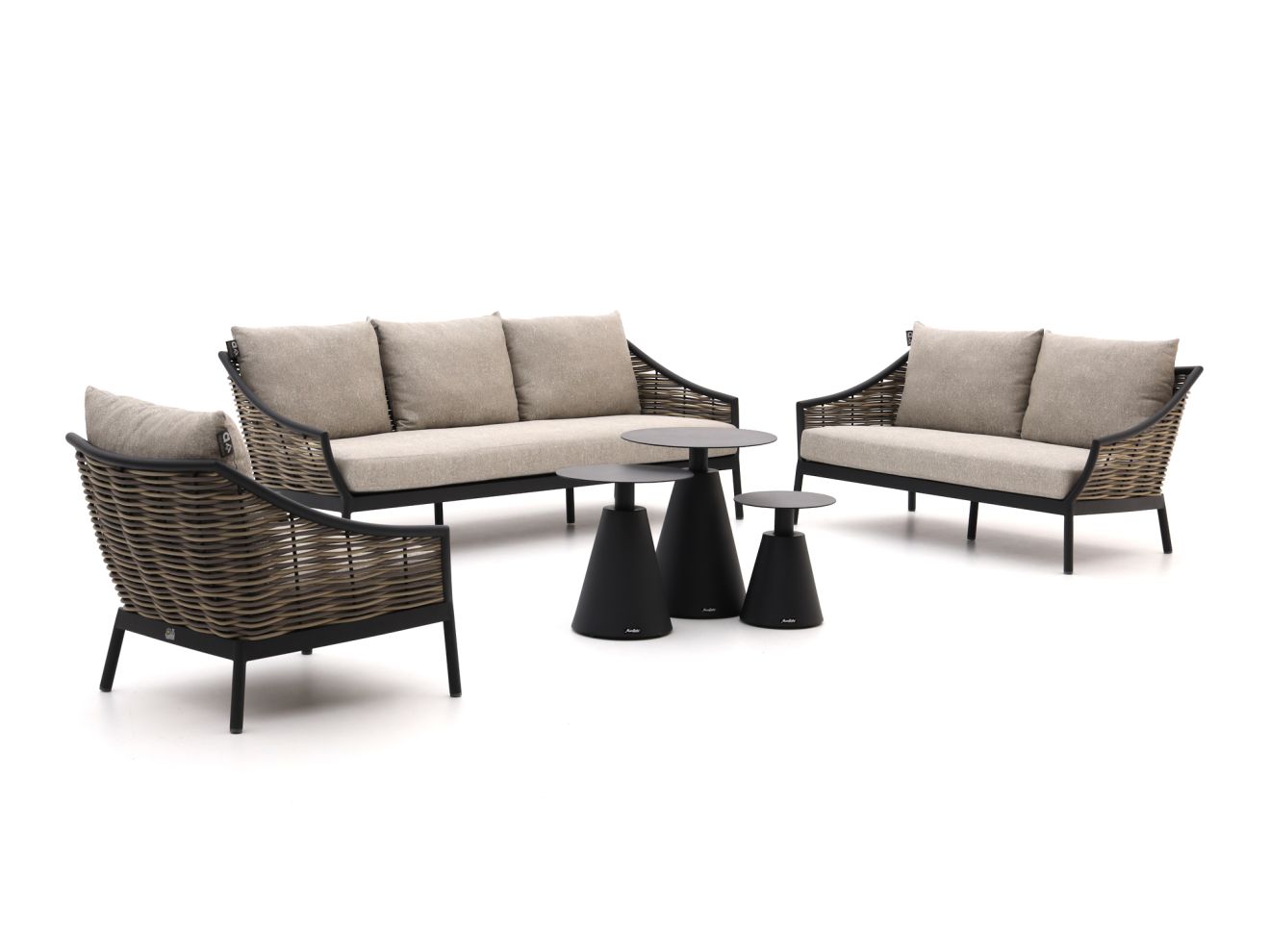 apple bee milou/tusa stoel bank loungeset 6 zits 6 delig laagste prijsgarantie!