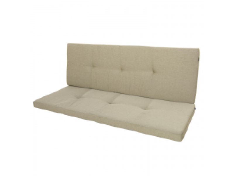 Bankkussen zit en rug 150cm souffle Havana jute