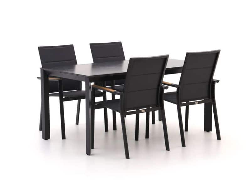 Bellagio Albinea/Sestino 160cm dining tuinset 5-delig stapelbaar - Laagste prijsgarantie!