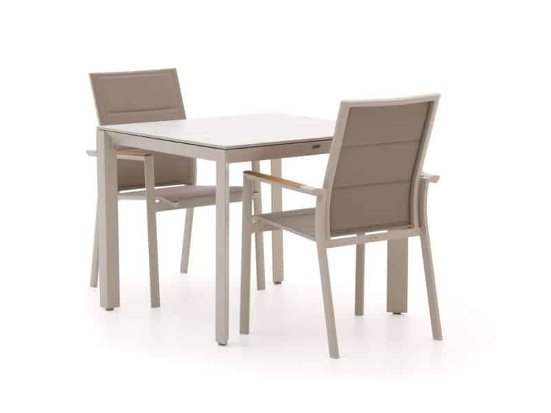 Bellagio Albinea/Sestino 90cm dining tuinset 3-delig stapelbaar - Laagste prijsgarantie!