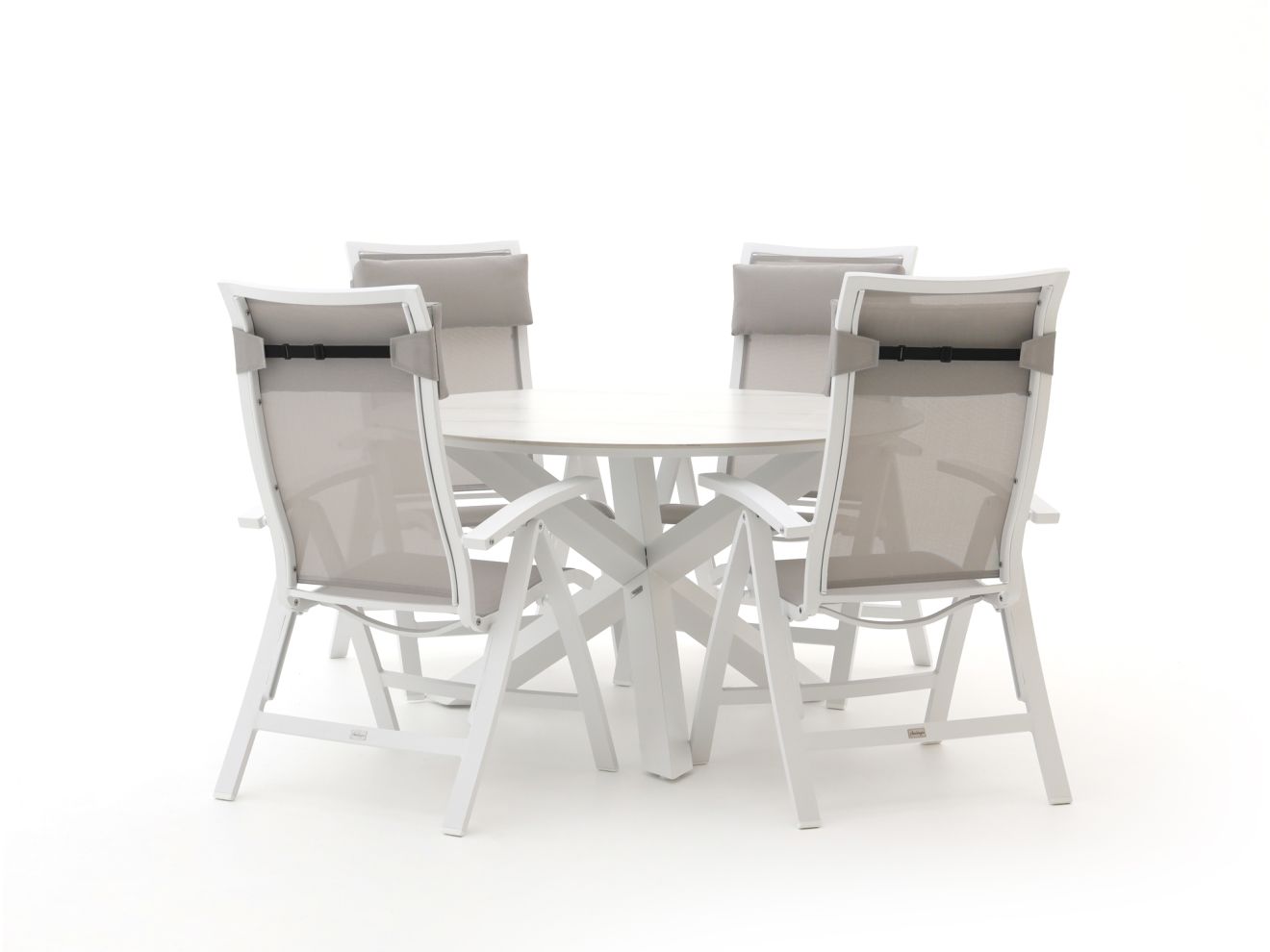 bellagio lugo/lodola ø 130cm dining tuinset 5 delig verstelbaar laagste prijsgarantie!