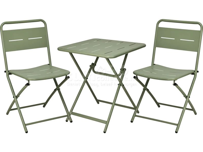 Bistroset 3-delig Mat Groen