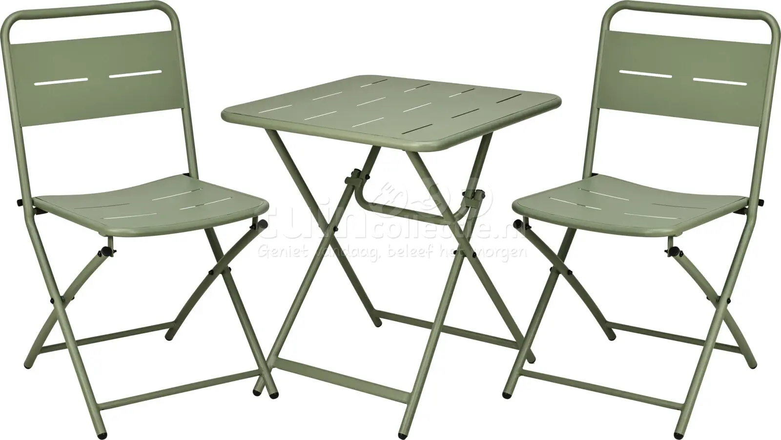 bistroset 3 delig mat groen