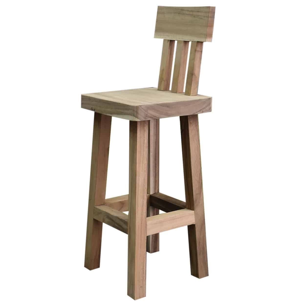 boomstam barstoel 40x40xh114 cm