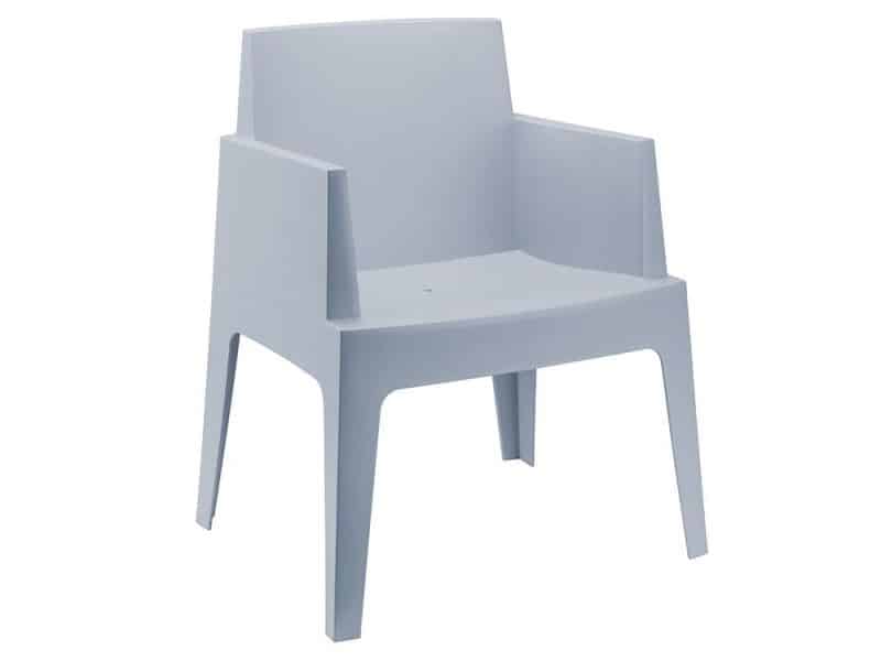 Box stapel tuinstoel donker Grijs Garden impressions