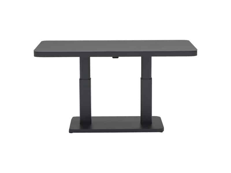 Caribbean in hoogte verstelbare tuintafel 140x85x53-75 cm antraciet sintered stone
