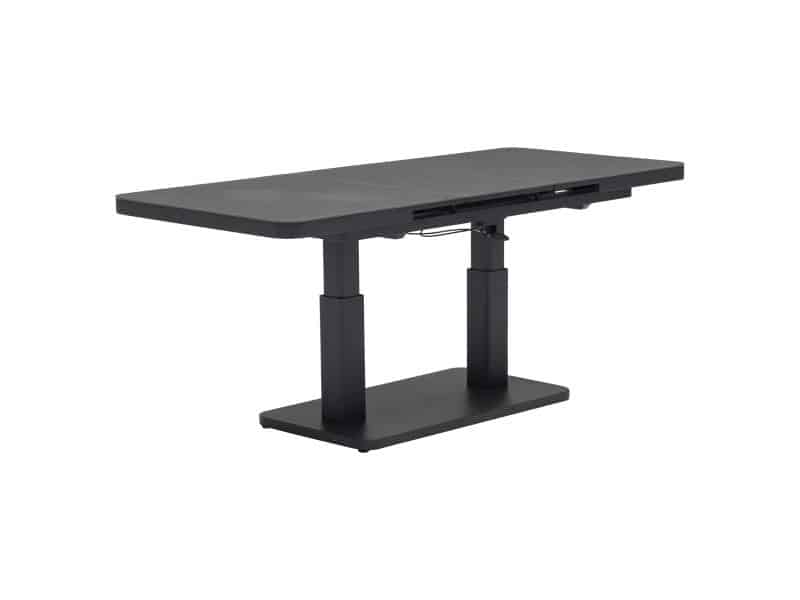 Caribbean uitschuifbare en in hoogte verstelbare tafel 140-180x80x53-75 cm sintered stone