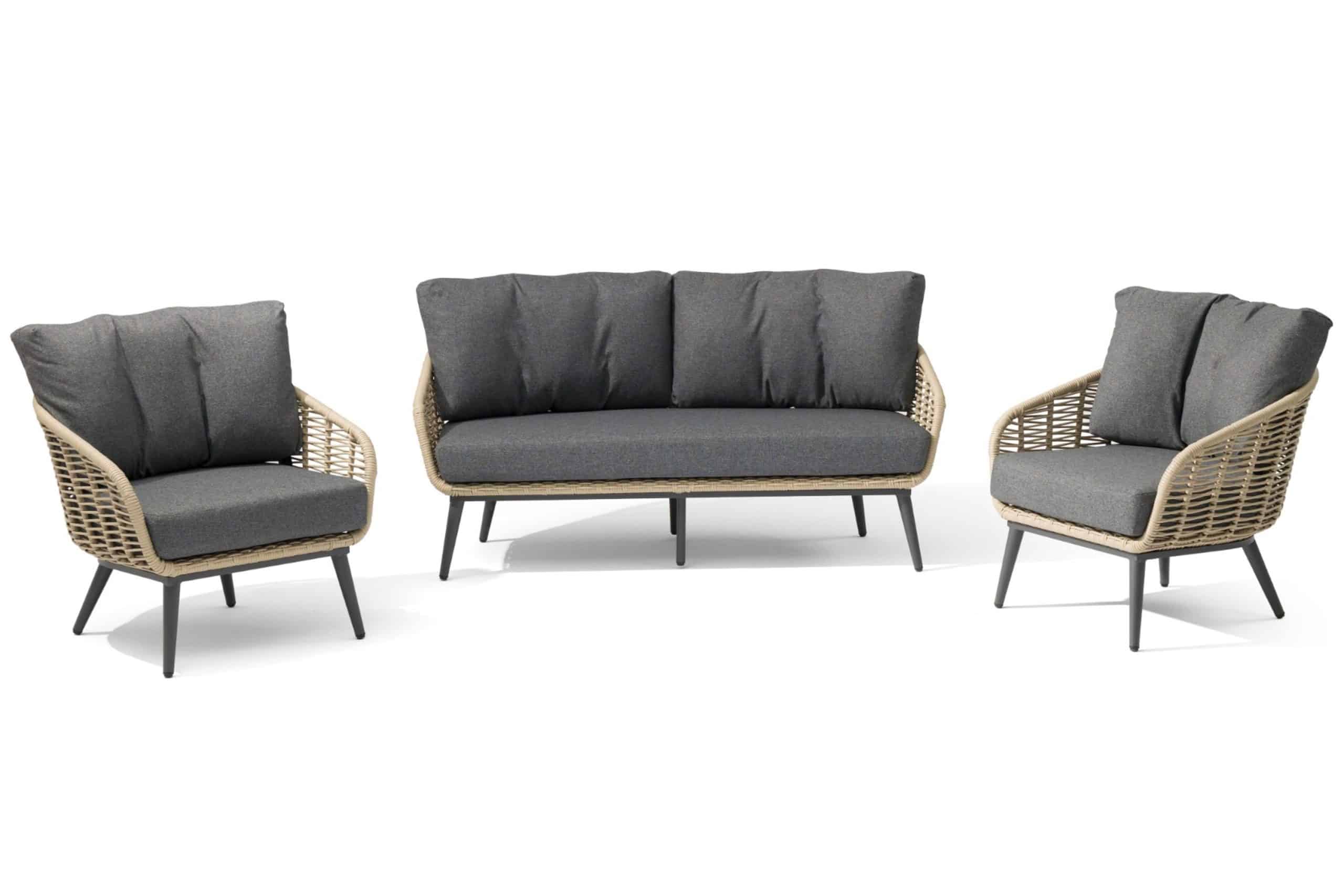 coco vinci stoel bank loungeset 3 delig