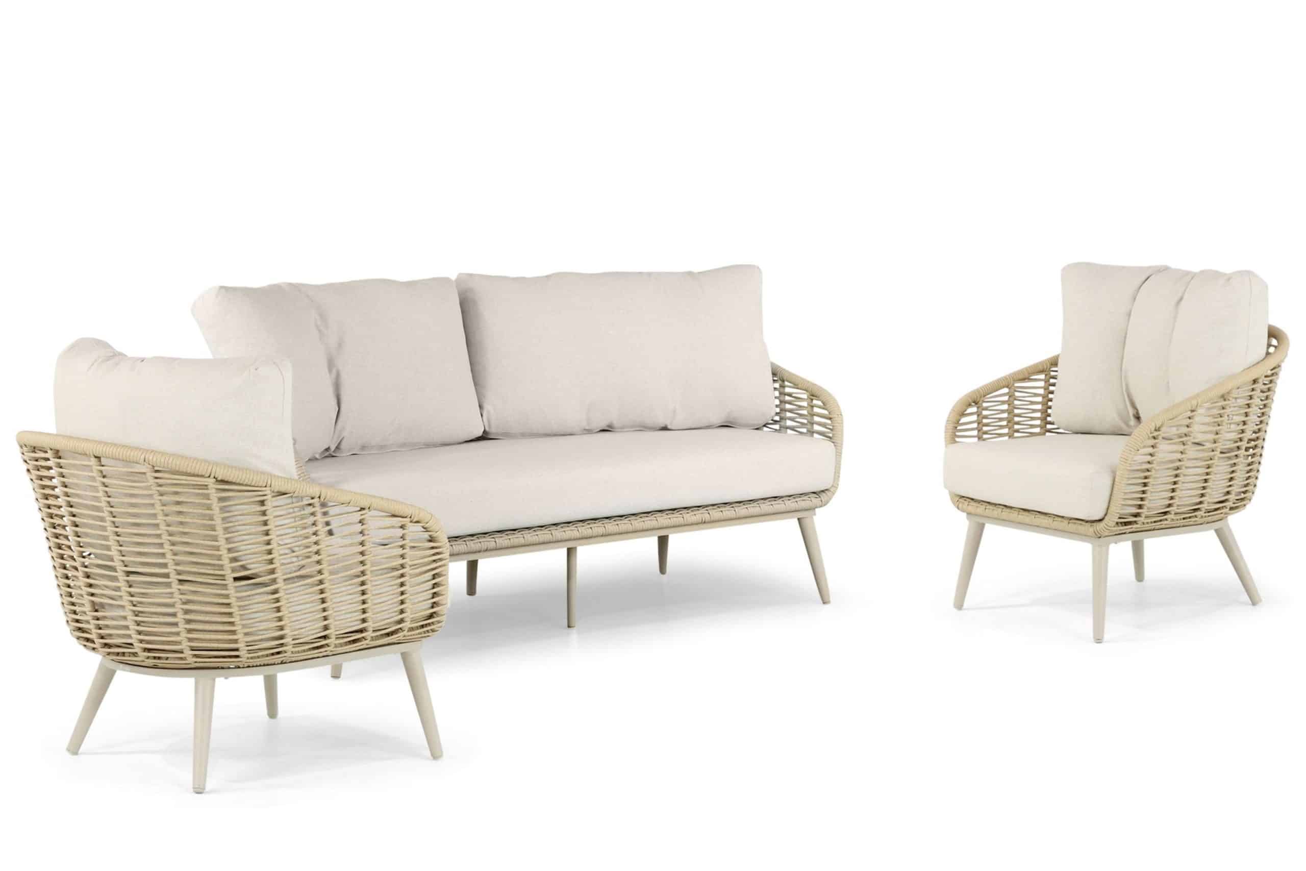 coco vinci stoel bank loungeset 3 delig